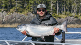 Magnificent Tyee Chinook salmon at QCL