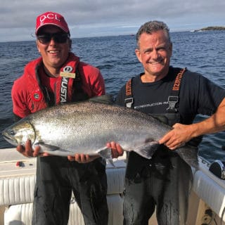 Tyee Chinook salmon C&R